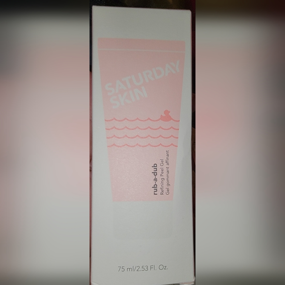 NIB Saturday Skin Rub-A-Dub Refining Peel Gel 75 ml/2.53 fl oz